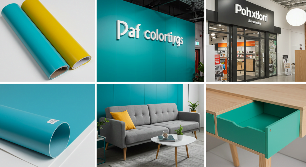 Renkli Tabaka PVC ile Dekoratif Çözümler